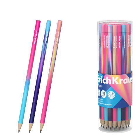 Rechizite școlare - Creion HB grafit corp rotund fara radiera Erich Krause