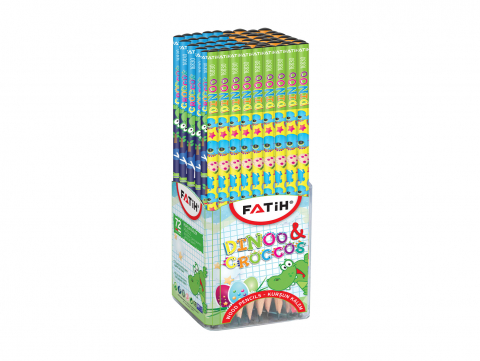 Promoții de Toamnă - Creion grafit HB Dinoo & Croccos Fatih