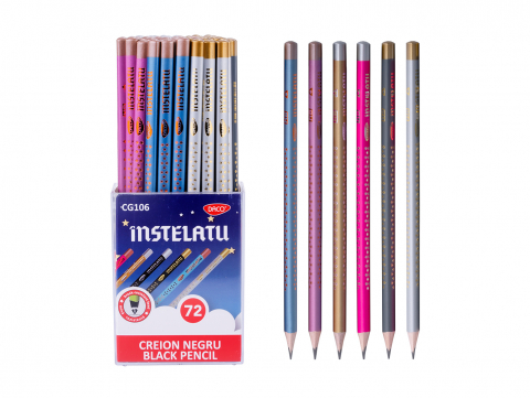 Birotică și accesorii birou - Creion grafit HB Instelatu Daco