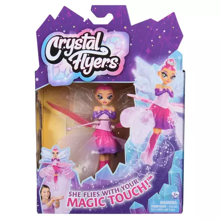 Papusa zana zburatoare interactivă Crystal Flyers roz [2]