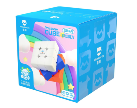 Cuburi logice - Cub logic GAN Monster GO Rainbow 3x3