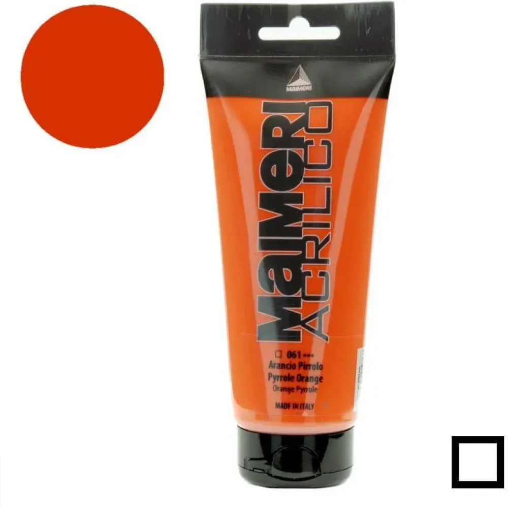 Artă și creativitate - Culoare acrilica 75ml Pyrrole Orange Maimeri