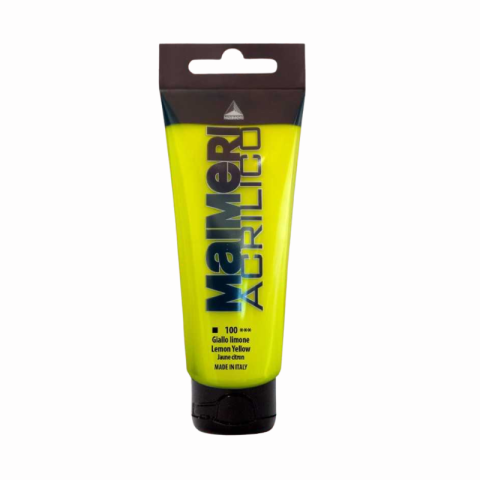 Artă și creativitate - Culoare acrilica Maimeri Acril 100 Galben lamaie 75 ml