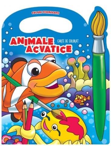 Noutăți Librăria Compas - Animale acvatice – Carte de colorat