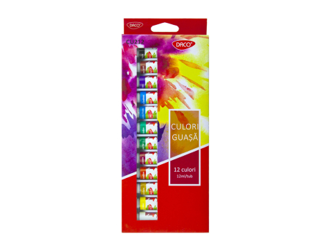 Culori guasa 12 culori 12 ml Daco [1]