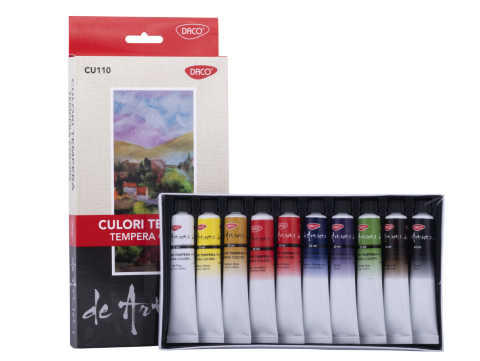 Culori tempera 10 culori 22 ml Artist Daco [1]