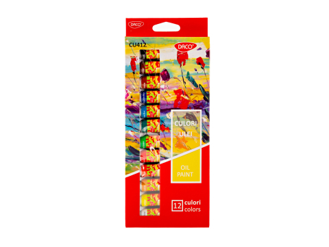 Culori în ulei - Culori ulei 12 culori 12 ml Daco