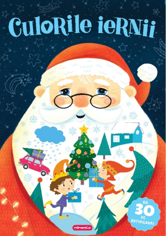 Noutăți Librăria Compas - Culorile iernii Carte de colorat + abtibilduri