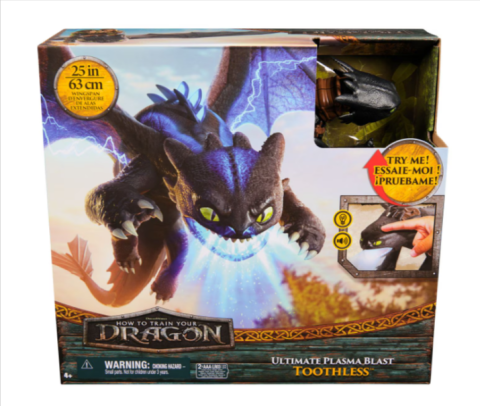 Noutăți Librăria Compas - Figurina interactiva How to Train Your Dragon Ultimate Plasma Blast Toothless
