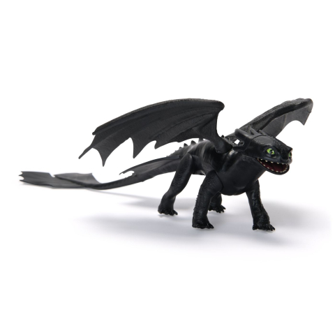 CUM SA ITI DRESEZI DRAGONUL FIGURINA DRAGON TOOTHLESS CU ARIPI MOBILE 20CM [1]