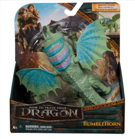 Noutăți Librăria Compas - Figurina How to Train Your Dragon Rumblehorn cu aripi mobile