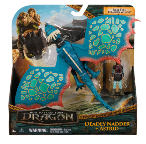 Noutăți Librăria Compas - Set 2 figurine How to Train Your Dragon Deadly Nadder si Astrid