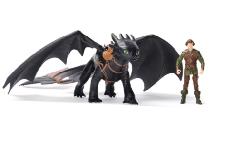 Set 2 figurine How to Train Your Dragon Toothless si Hiccup [1]
