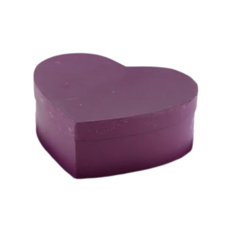 Cutii pentru cadouri - Cutie cadou inima 22 cm mov