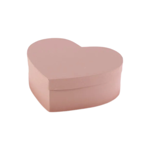 Cutii pentru cadouri - Cutie cadou inima 22 cm roz deschis