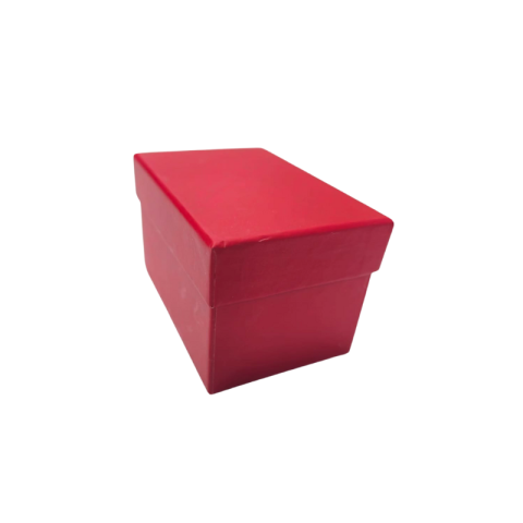 Cutii pentru cadouri - Cutie cadou rosie dreptunghiulara 10 cm