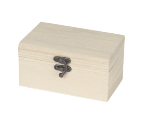 Casă și decorațiuni - Cutie de lemn 11x7x5.5cm
