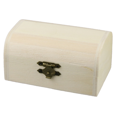 Cutii de bijuterii și lemn - Cutie din lemn natural 12x7.5x6 cm