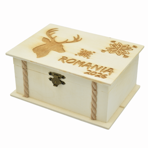 Cutie lemn gravata 13 x 18 cm Romania [4]