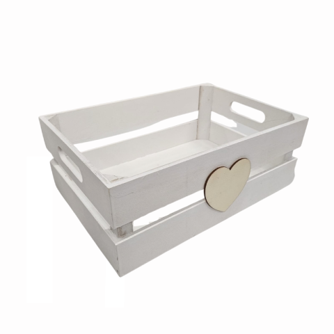 Cutie lemn cu inimioara 32 x 22 x 12 cm culori diferite [1]