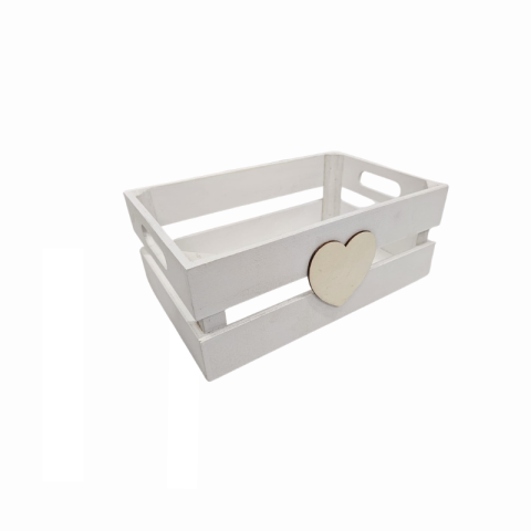 Cutie lemn cu inimioara 28 x 18 x 11 cm culori diferite [1]