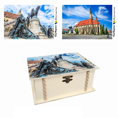 Cutie lemn personalizata 13 x 18 cm Cluj modele diferite [2]