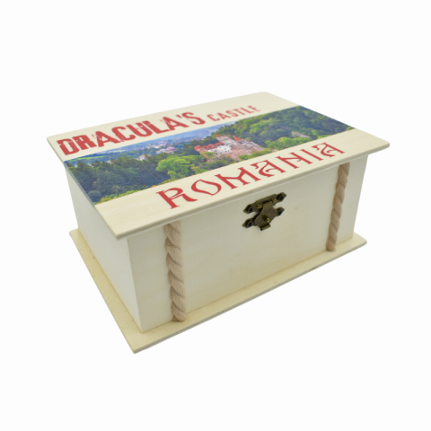 Cutie lemn personalizata 13 x 18 cm Dracula [2]