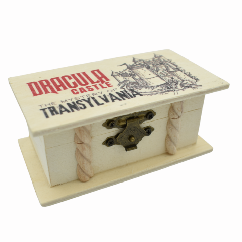 Cutie lemn personalizata 6 x 10.5 cm Dracula [3]