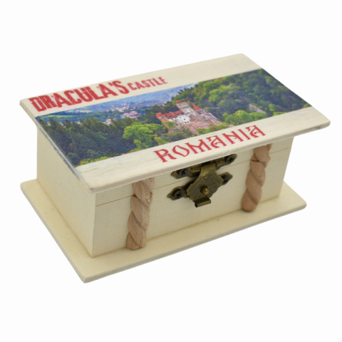 Cutie lemn personalizata 6 x 10.5 cm Dracula [4]