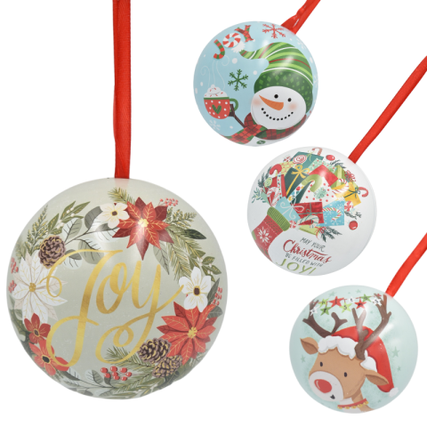 Noutăți Librăria Compas - Cutie metal tip glob 7.5 cm diverse modele