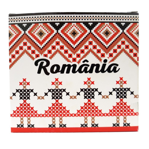 Cutie pentru cani 12x8x10 cm motive traditionale Romania [2]