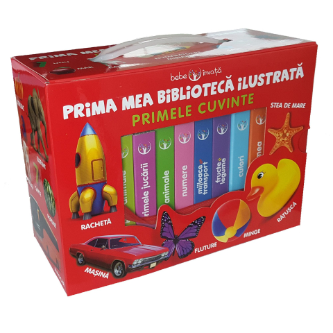 Cărți pentru copii - Prima mea biblioteca ilustrata. Primele cuvinte. Bebe invata