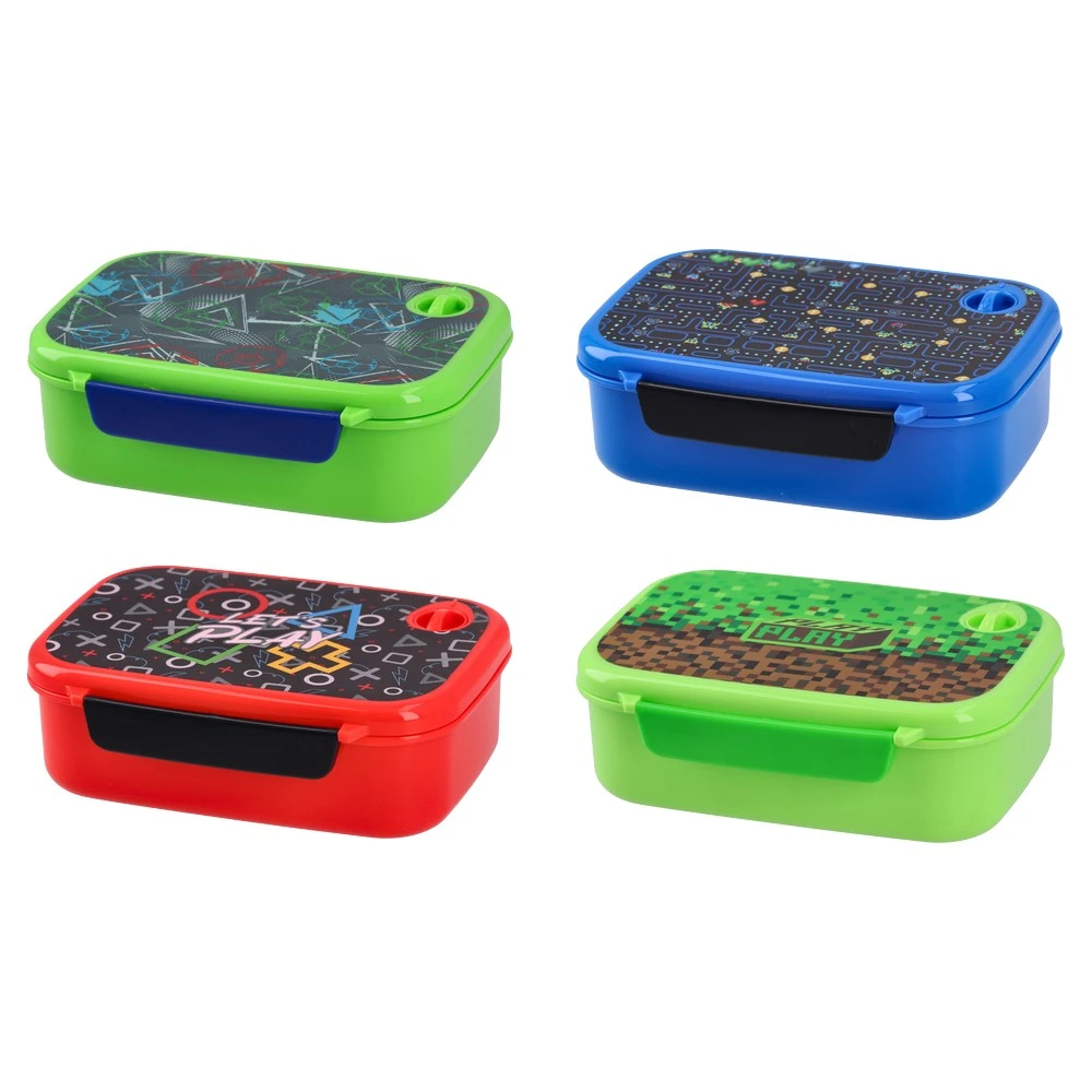 Cutii sandwich și caserole - Cutie sandwich baieti modele diverse Gamer 765 ml