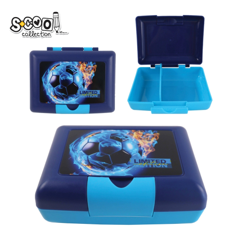 Accesorii școlare - Cutie sandwich compartimentata 900 ml albastru S Cool Collection