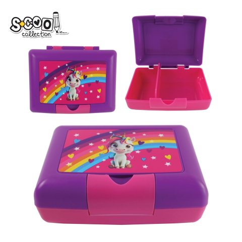 Accesorii școlare - Cutie sandwich compartimentata 900 ml Unicorn S Cool Collection