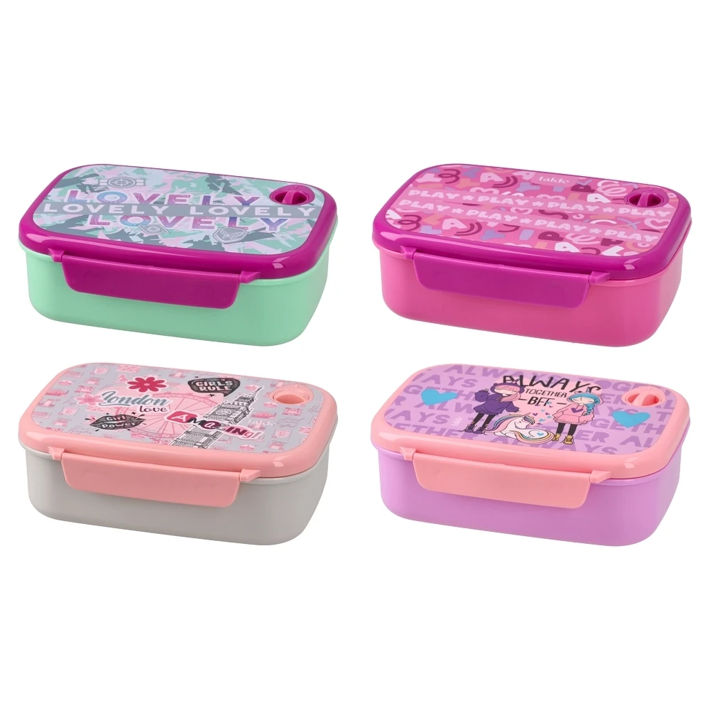 Noutăți Librăria Compas - Cutie sandwich fete Foody Class 765 ml modele diferite