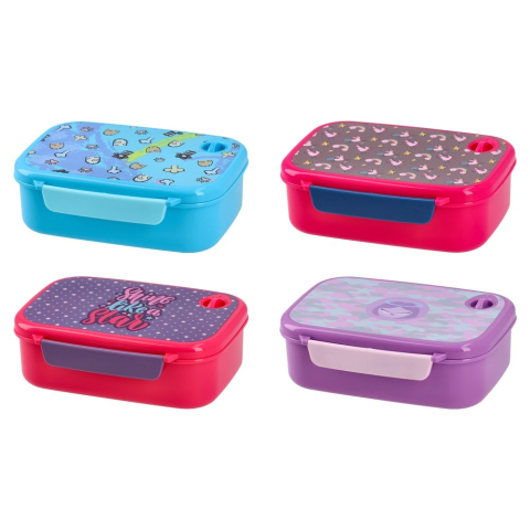 Cutii sandwich și caserole - Cutie pentru sandwich 765 ml fete culori diferite