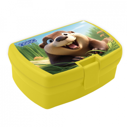 Noutăți Librăria Compas - Cutie sandwich galbena 1L Nebo