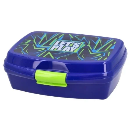 Cutii sandwich și caserole - Cutie sandwich albastra  baieti Let's Play Takk Foody 550 ml