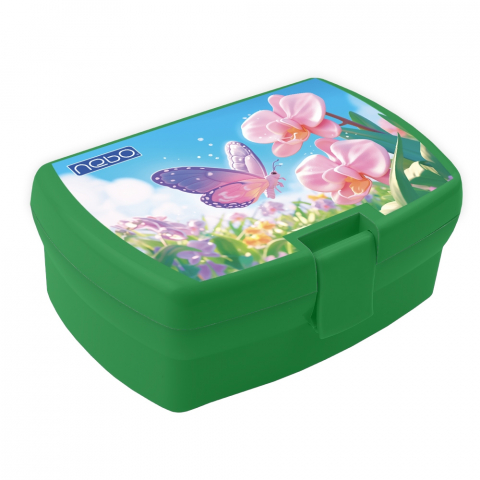 Noutăți Librăria Compas - Cutie sandwich verde 16.5x14x6.5 cm Nebo