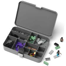 Cutie de depozitare LEGO Harry Potter cu compartimente gri 17.8 x 26.7 x 6.6 cm [1]