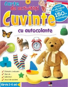 Cărți - Cuvinte. Carte de activitati cu autocolante