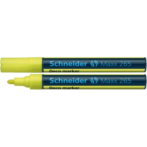 Scriere și corectare - Deco marker Schneider Maxx 265 galben
