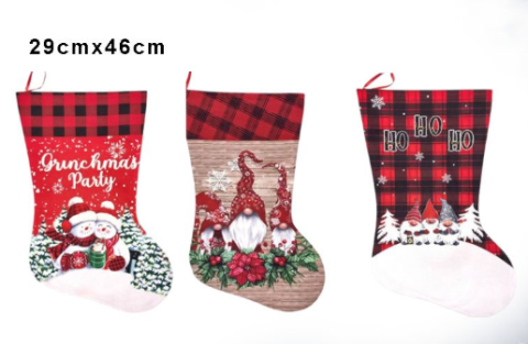 Noutăți Librăria Compas - Soseta decoratiune Craciun 29x46cm diferite modele
