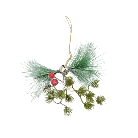 Noutăți Librăria Compas - Decoratiune Craciun cu clopotel 11cm