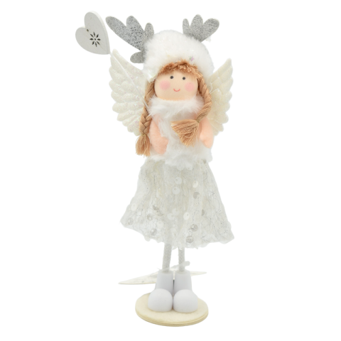 Noutăți Librăria Compas - Decoratiune Craciun Ingeras 20 cm diverse culori