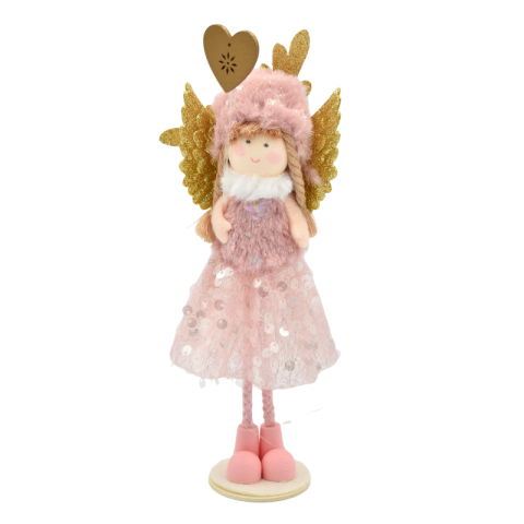 Decoratiune Craciun Ingeras 20 cm diverse culori [2]