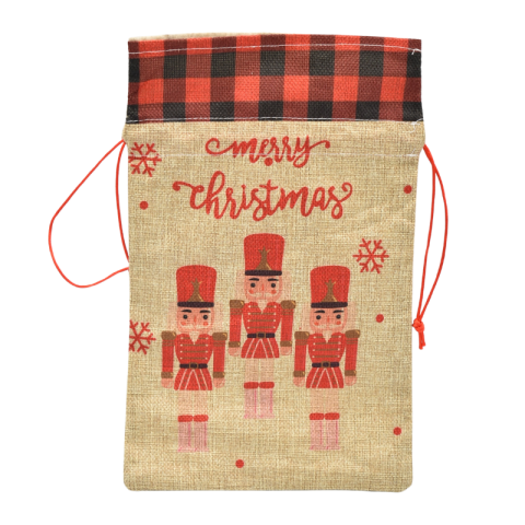 Saculet textil motive Craciun 22x34 cm [1]