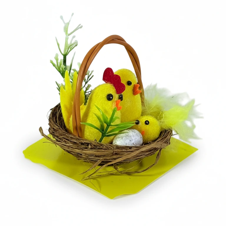 Casă și decorațiuni - Decoratiune Paste cu pui in cuib