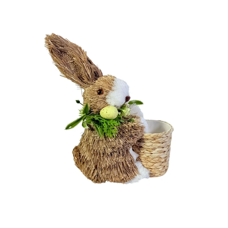 Decoratiune de Paste Iepuras cu suport oua 23 cm [1]